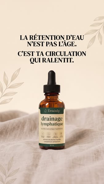La rétention d'eau n'est pas l'âge