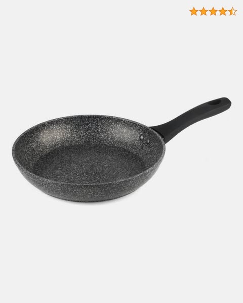Salter Megastone Frying Pan 24 Cm, Non-Stick, Forged Aluminium | All Hob Types Including Induction, Soft-Touch Cool Handle, Metal Utensil Sa