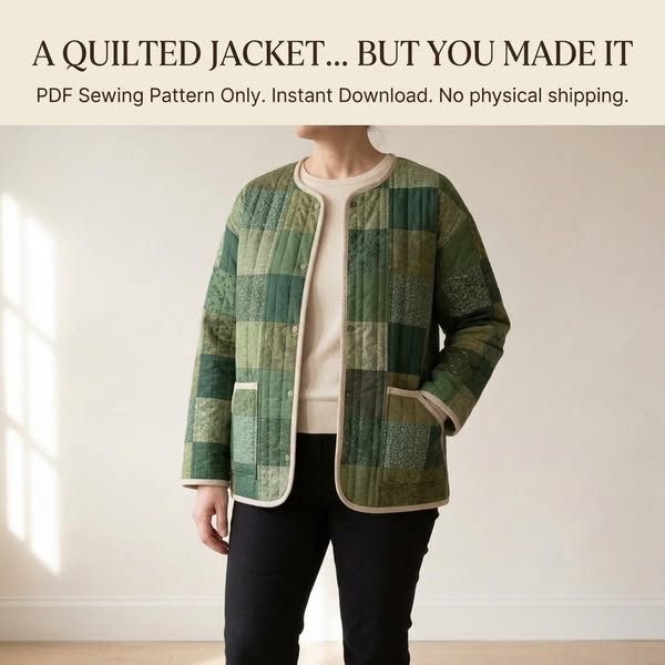 Just straight quilting lines