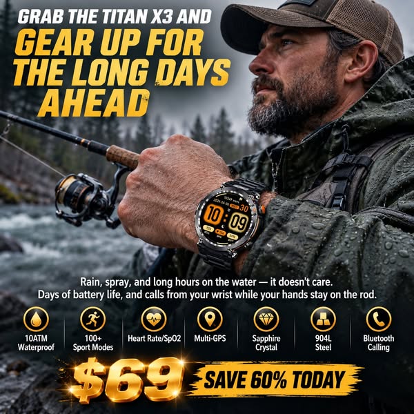 $69. GPS. 21-Day Battery. Waterproof. Calls & Notifications on your wrist. Health tracking 24/7.