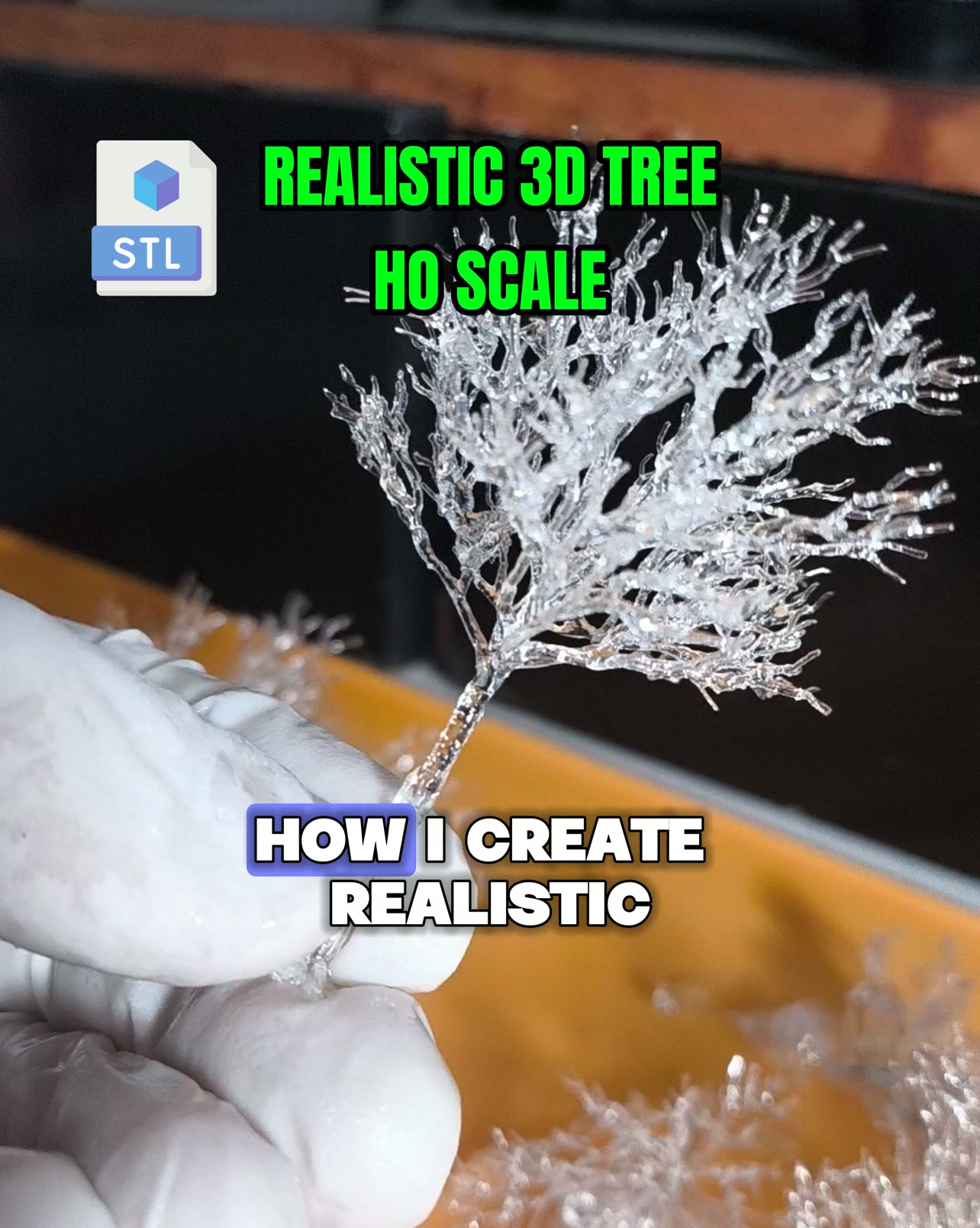 Realistic HO Trees, Ready to Print