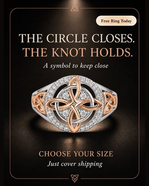 Witches Knot Circle Ring