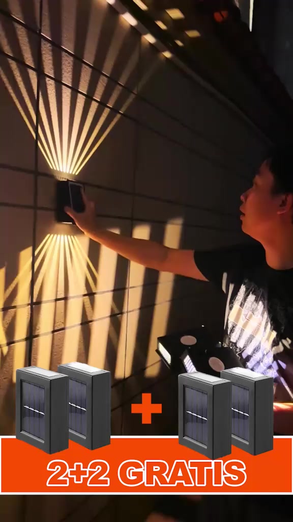 Solarlamp | 2+2 GRATIS