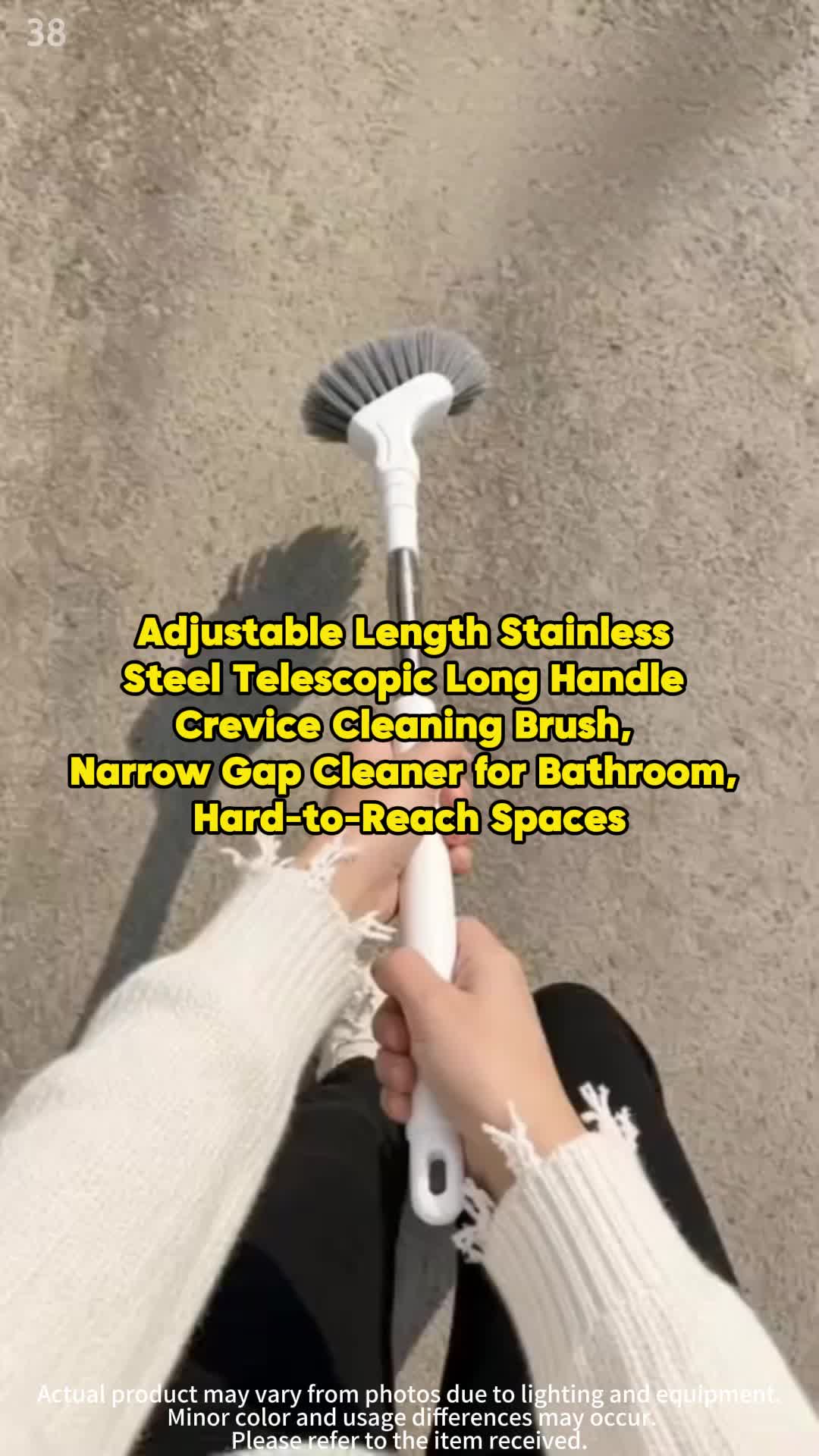 Extendable Crevice Gap Cleaning Brush