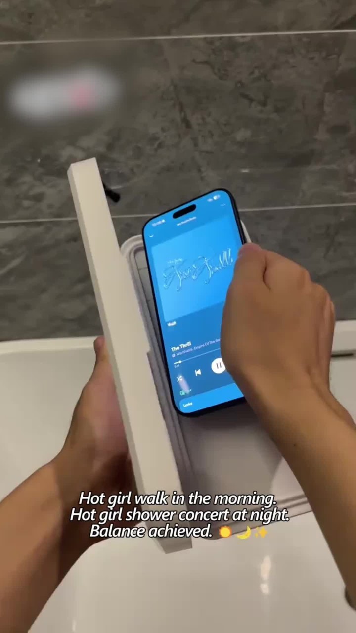 Waterproof Bluetooth Shower Phone Holder News