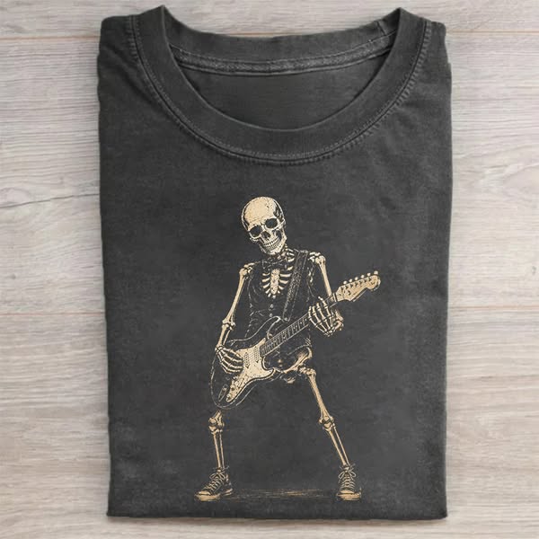 Skeleton Guitar T-shirt