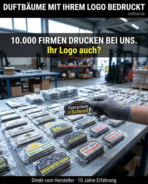 Ihr Logo fährt jeden Tag mit