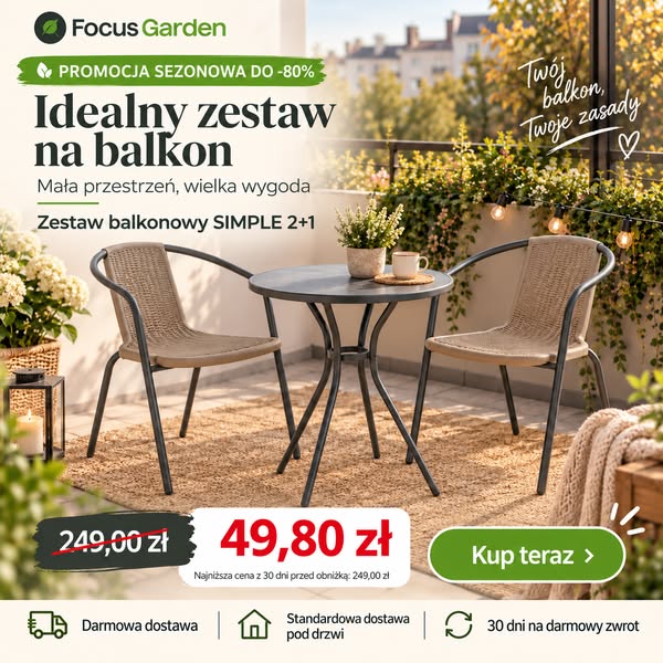 Twój ogród w lepszej cenie — do -80%