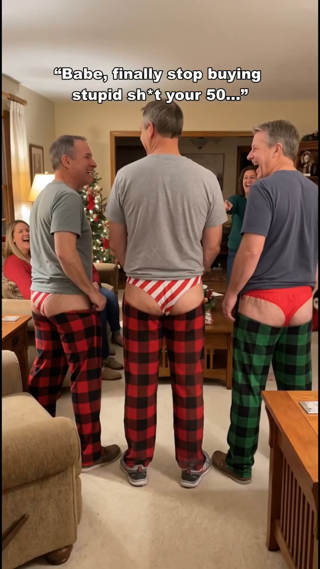 Custom Funny Pajama Pants - Personalized Christmas Birthday Gifts For Husband, Son, Grandson, Brother, Grandpa, Dad, Yourself - Festive Fash