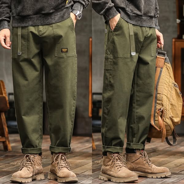 Herren-Utility-Hose im Vintage-Stil