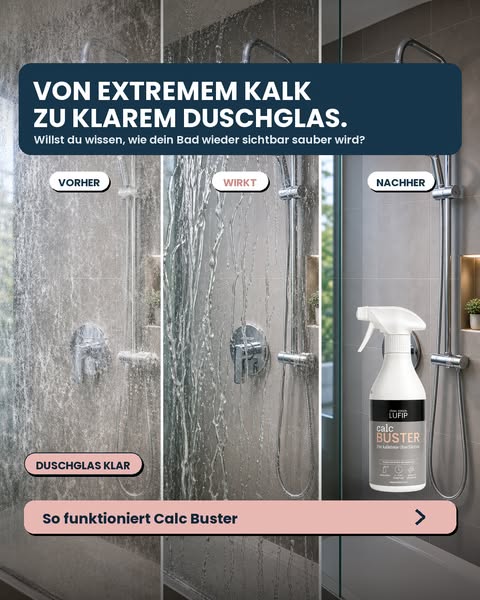 Kalk weg in Sekunden