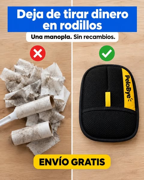 Una manopla. Sin recambios.