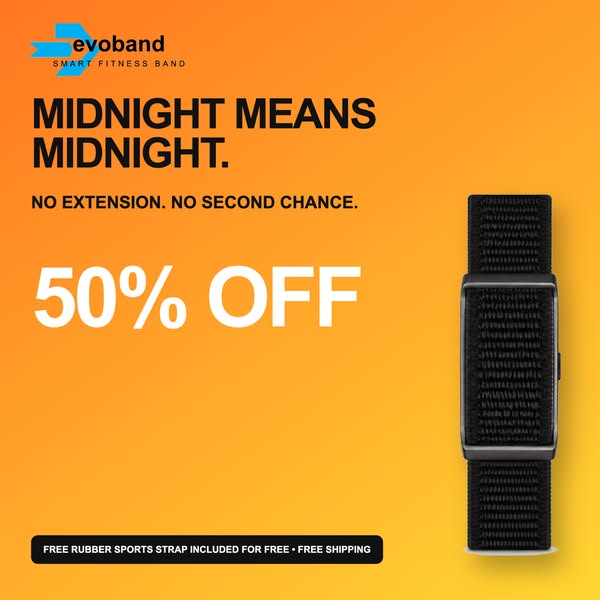 Evoband Health and Fitness Tracker