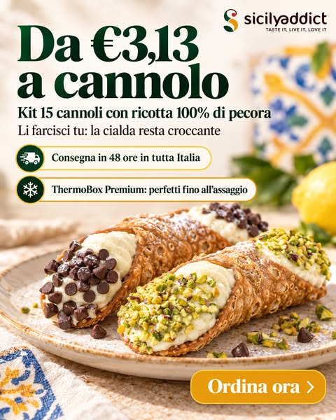 Cannoli 100% Siciliani