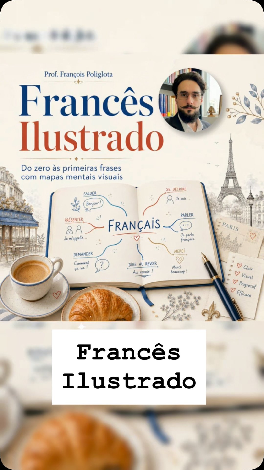 Anúncio de Professor François Poliglota