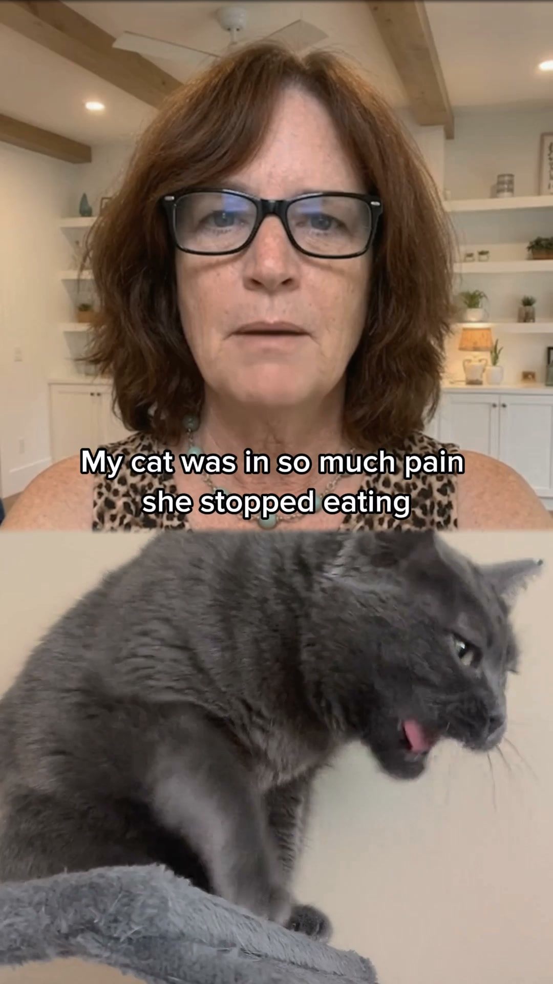 She stopped eating. This brought her back.