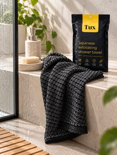Tux Shower Towel