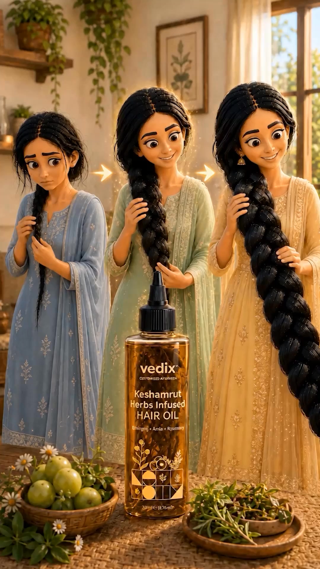 Vedix Keshamrut 16+ Herbs Infused Hair Oil