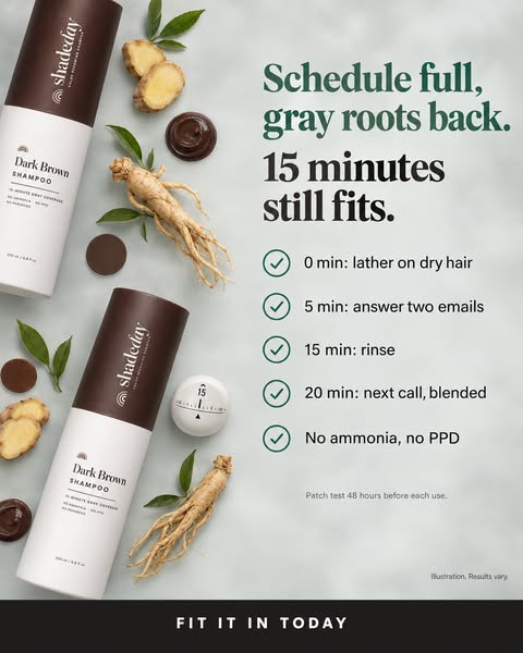 The Viral Shampoo That Covers Gray in 15 Minutes