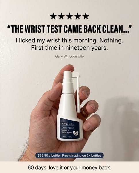 Your mouthwash is rinsing the wrong zone.