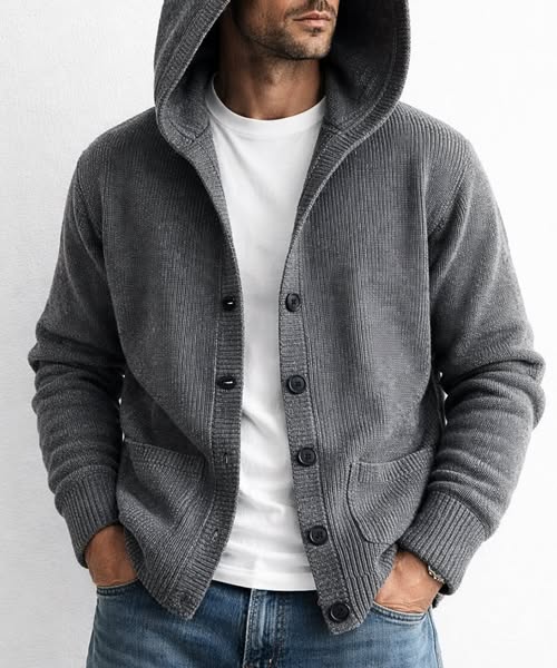 Soft Textured Knit With Structured Drape