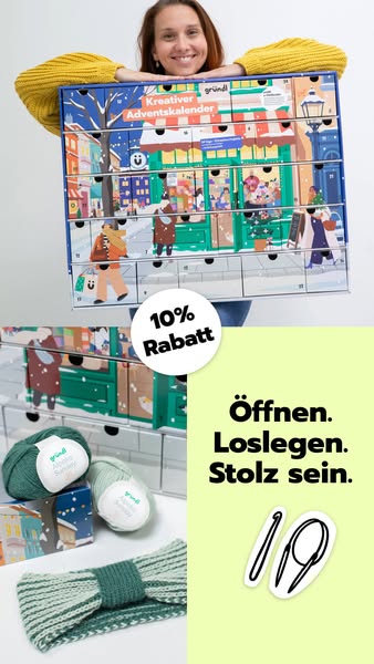 Kreativer Adventskalender zum Stricken & Häkeln