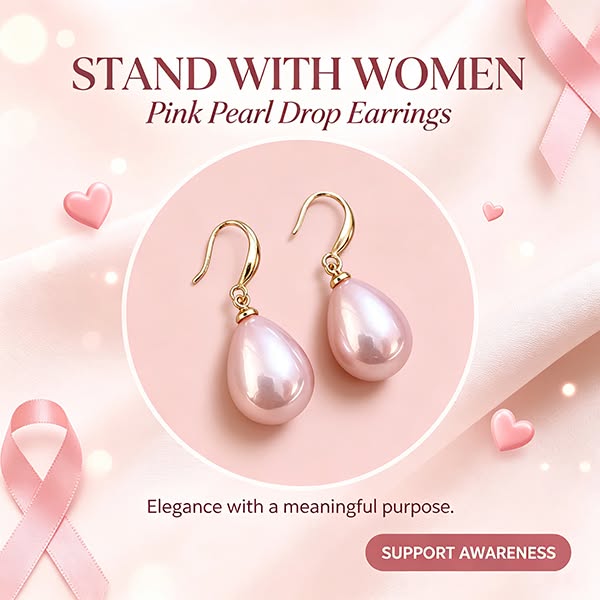 Already 263 purchases today. Don't miss out. Buy1. Get 1 Free: Pearl Earrings
