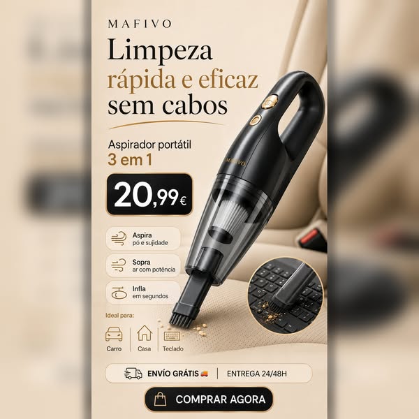 O 3 em 1 que vais querer no carro