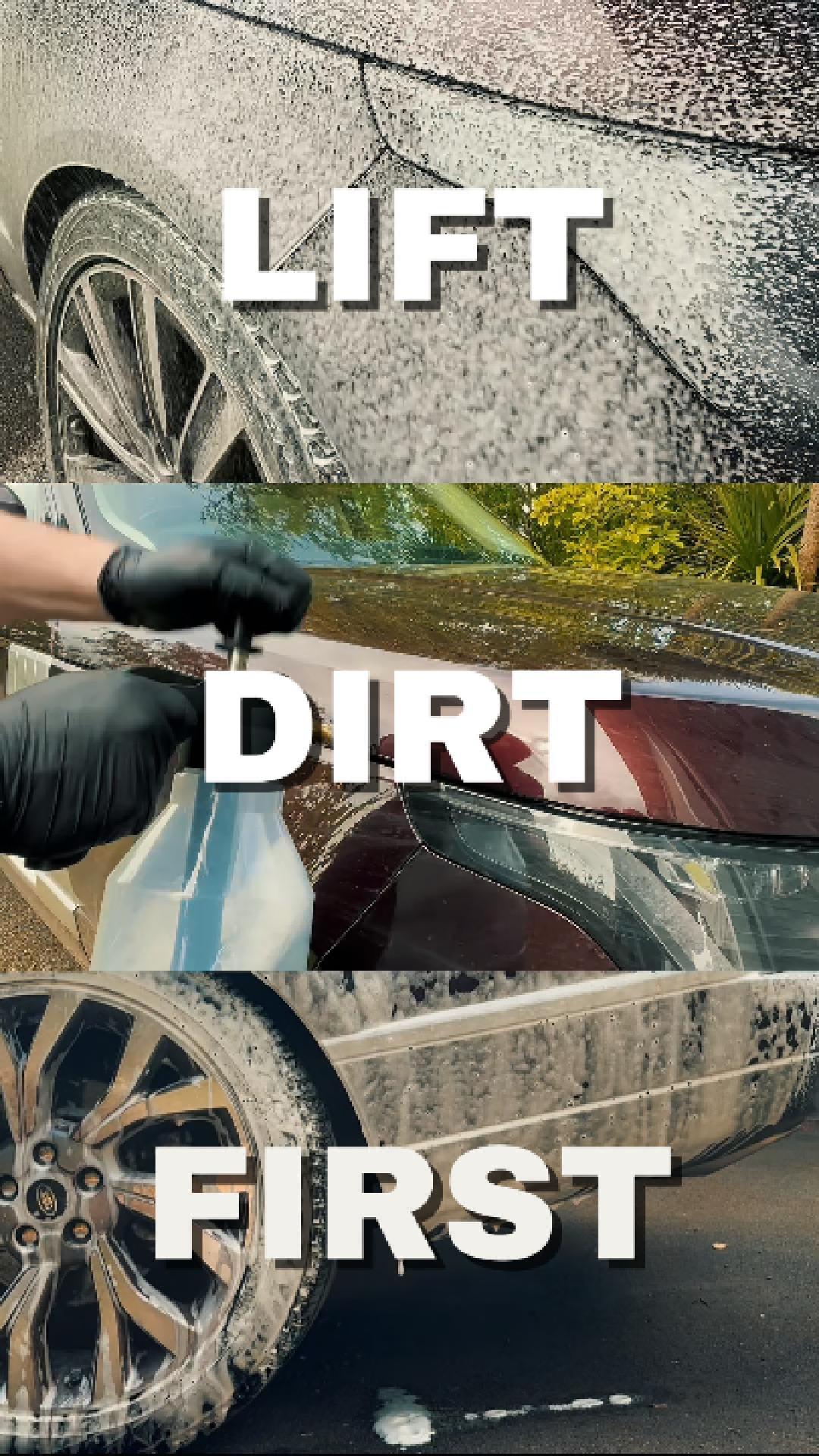 Before the mitt, lift the grime