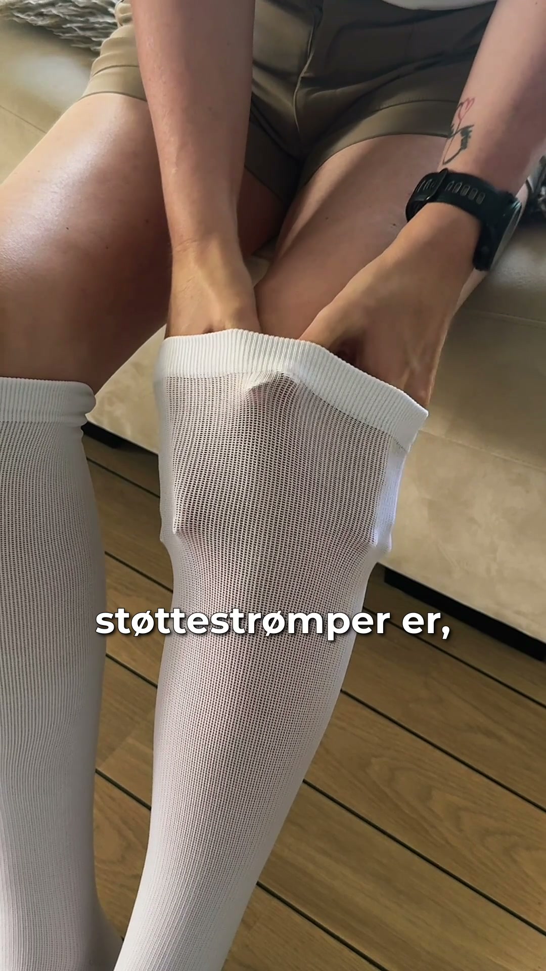 Slut med hævede ben!