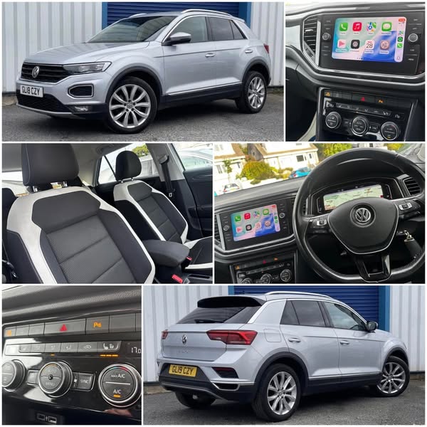 Used 2018 Volkswagen T-Roc TSI EVO SEL SUV 1.5 Manual Petrol For Sale (U23331) | The Professional Car Agent Ltd
