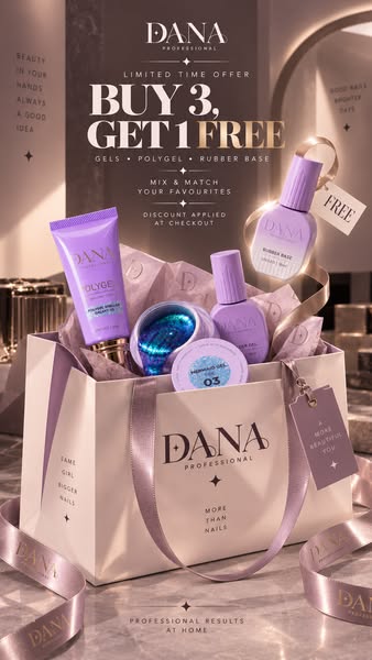 Restock 4 Salon Essentials. Pay for 3.