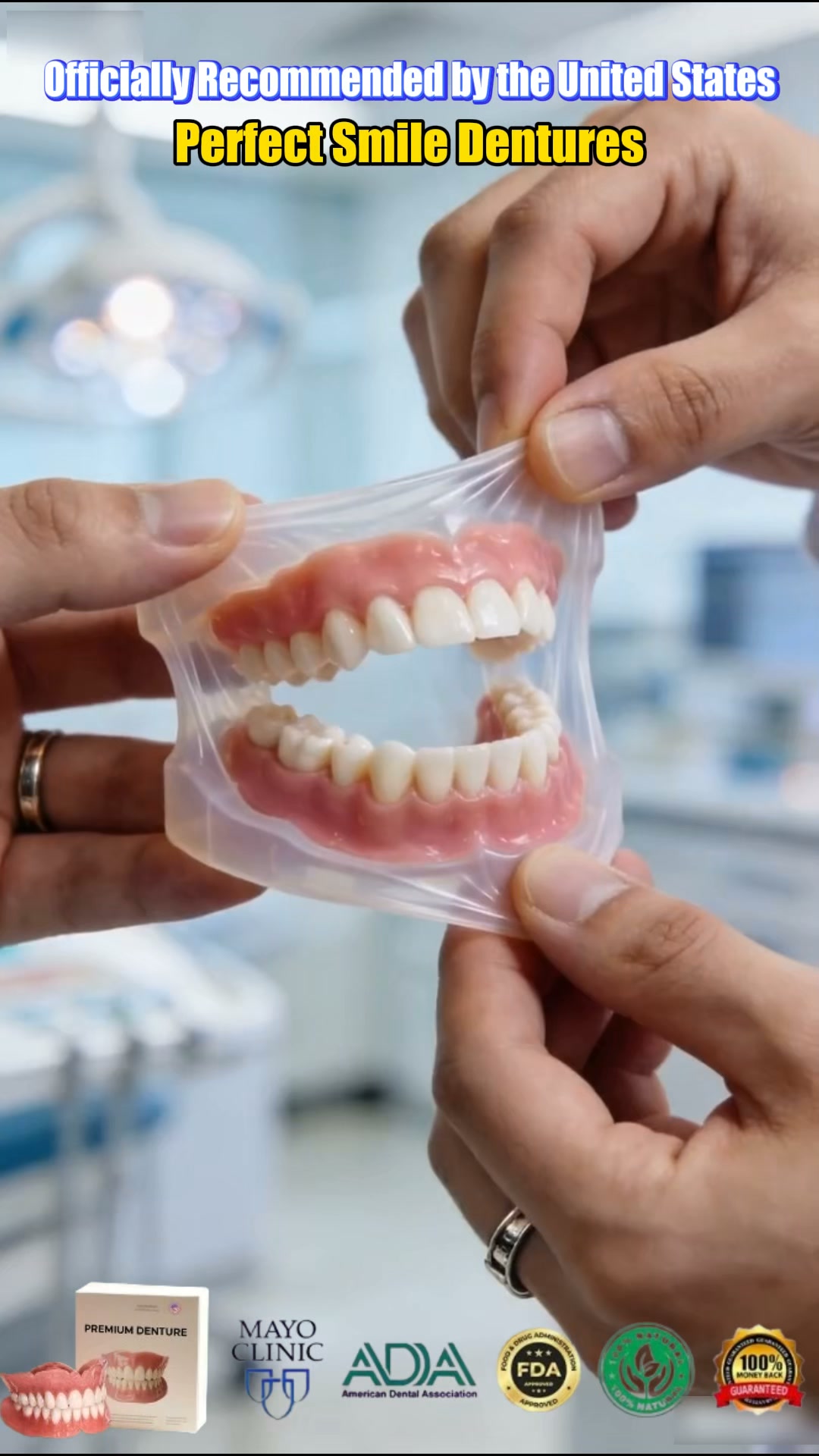 Instant Smile Veneers! Comes With Handy Portable Storage Case