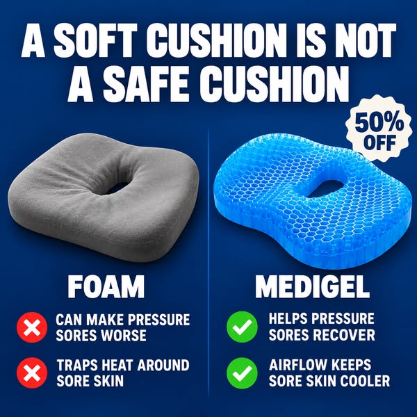 Tailbone relief for seniors.