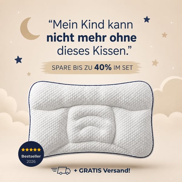CloudRest™ Ergonomisches Kinderkissen