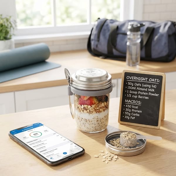 Overnight Oats With Exact Macros