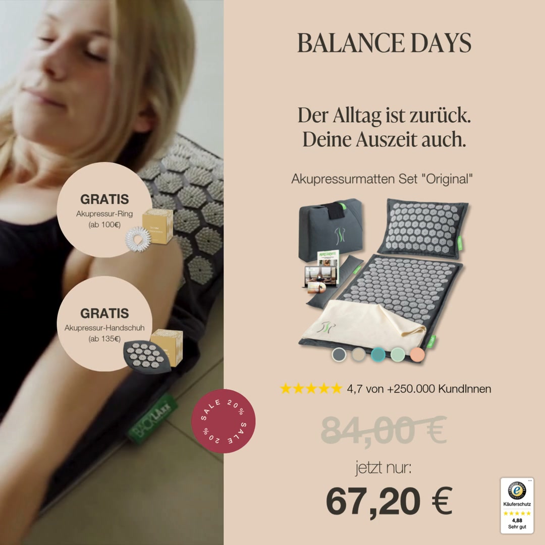 20% Rabatt + GRATIS Geschenke