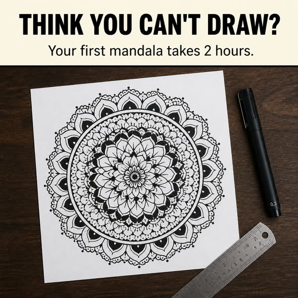 Learn the 2,000-Year-Old Art of Mandala Drawing