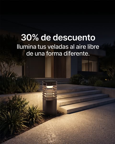 30% de descuento - Lámpara solar para caminos EAVEX