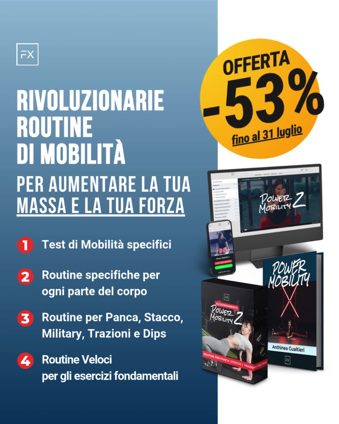 Aumenta la tua forza con le routine di mobilità di Power Mobility