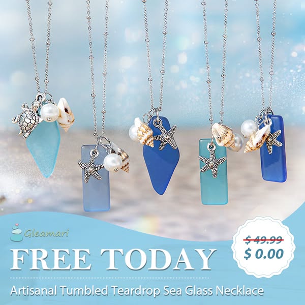 Get Your FREE Sea Glass Necklace!