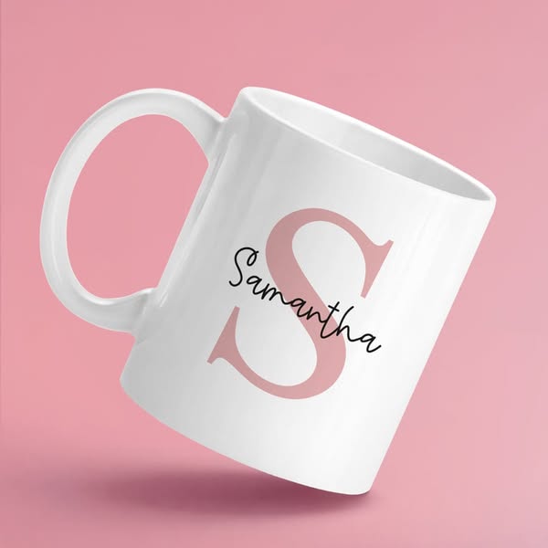 Personalised Ceramic Flower Jug Vase | Birthday Gifts | Anniversary Gifts | Ceramic