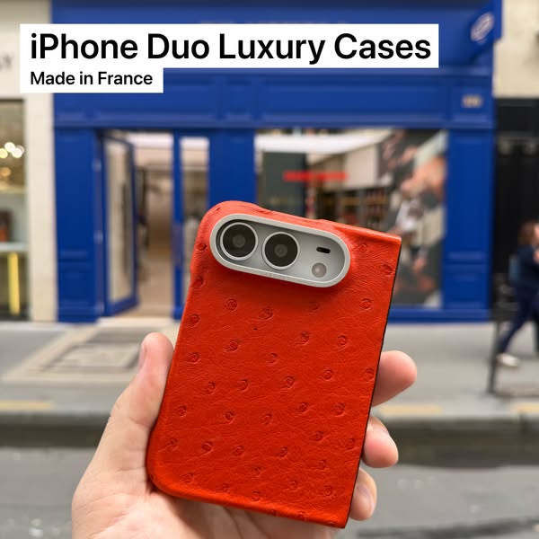 NEW IN: Exclusive iPhone Duo Leather Cases