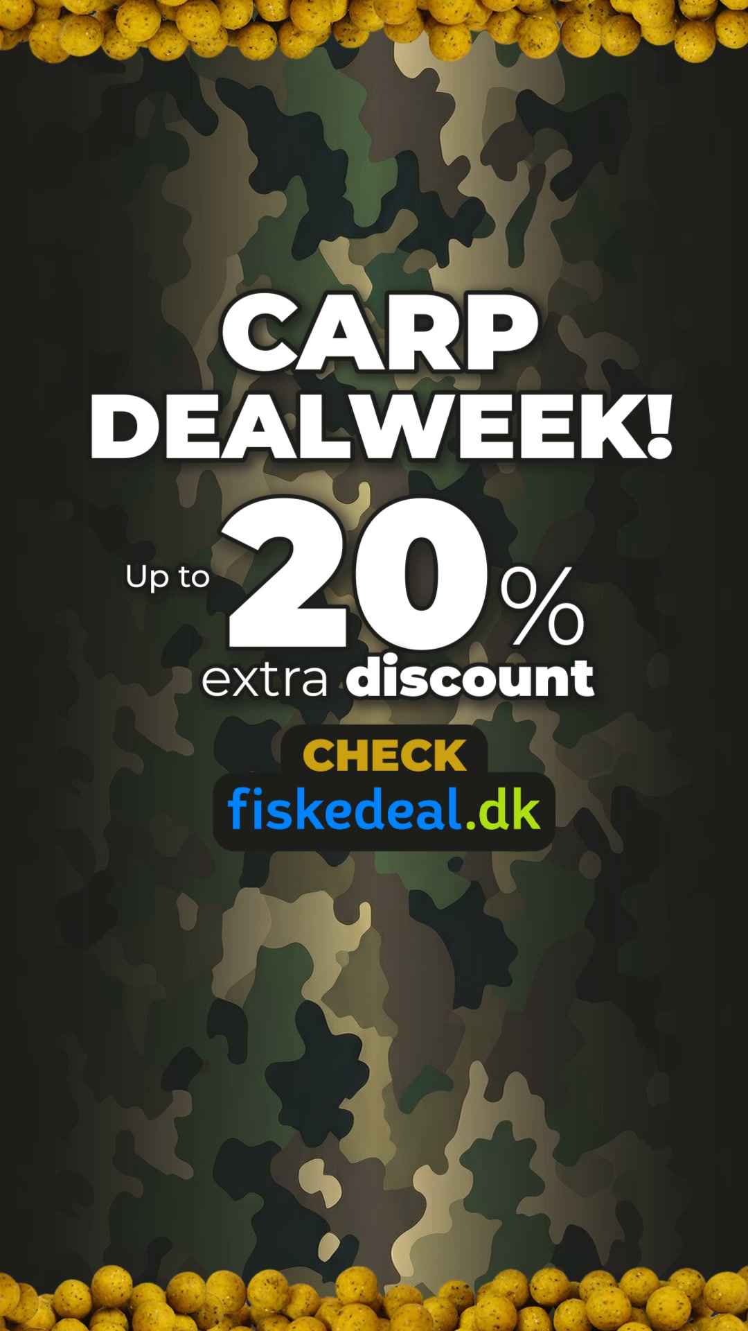 Carp promotion week — up to 20% off!