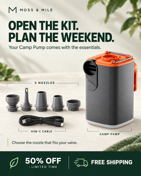 5 Nozzles Included. Now 50% Off.