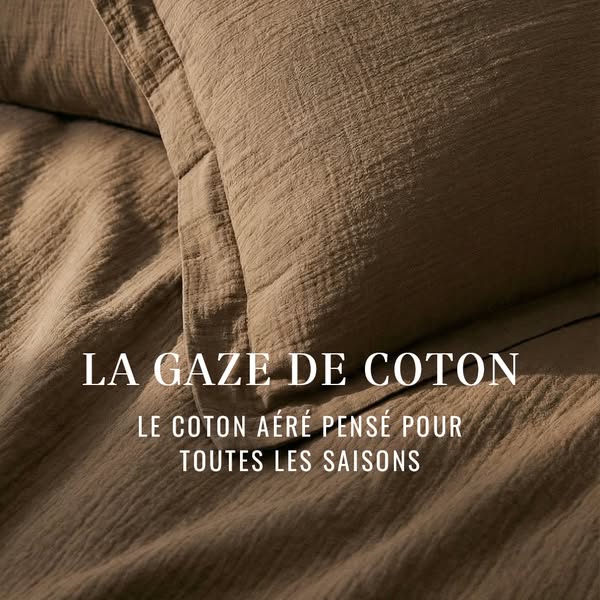 Gaze de coton : légère & douce