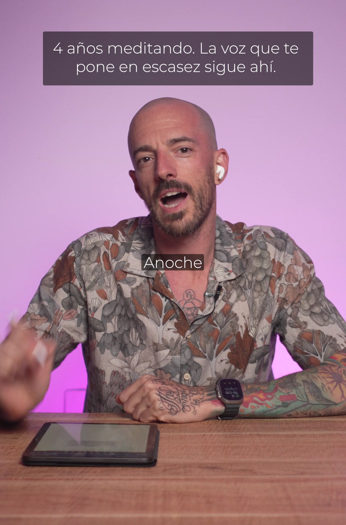 4 años meditando. La voz que te pone
