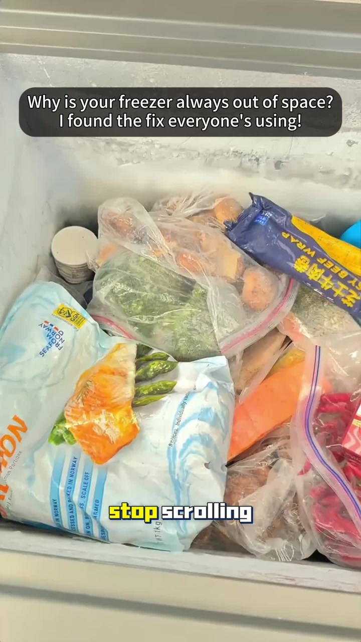 Efficient Stackable Freezer Storage Solution