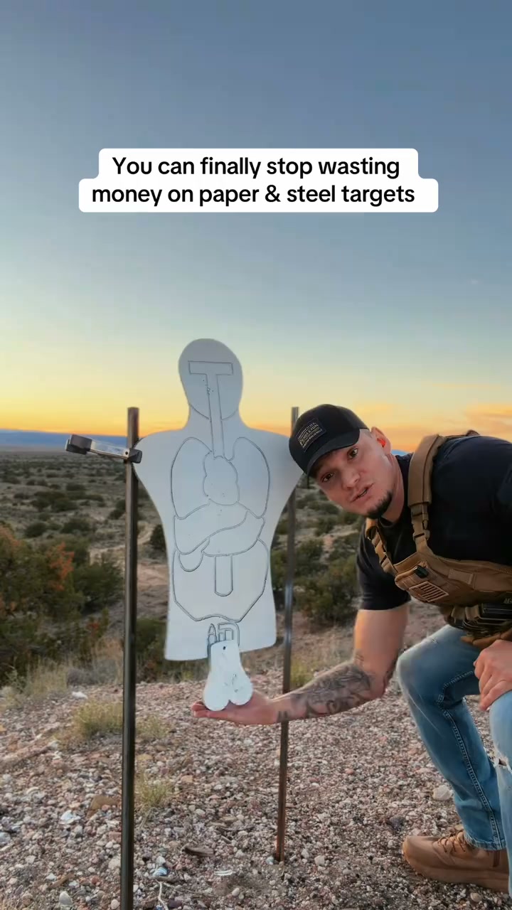 Reusable Self-Repair Anatomy Target For range & tactical training