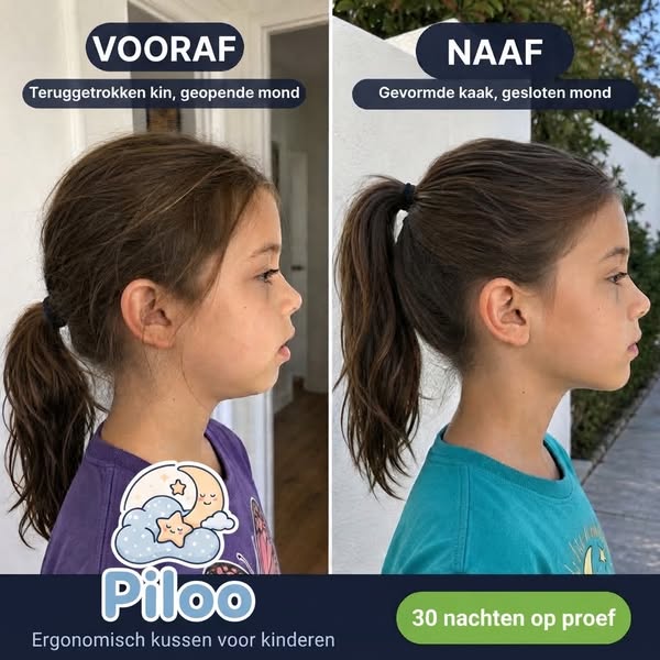 Goed slapen ondersteunt ook zijn gezicht